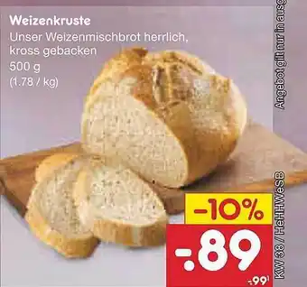 Netto Marken-Discount Weizenkruste Angebot