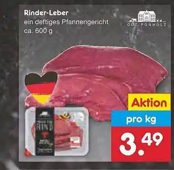 Netto Marken-Discount Gut ponholz rinder-leber Angebot