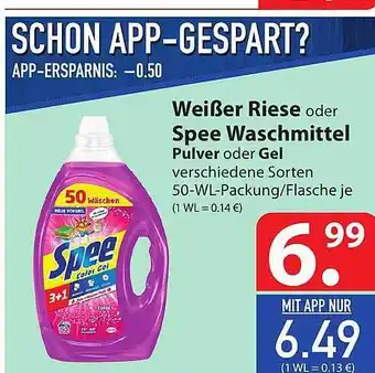 Famila Nord Ost Weißer riese oder spee waschmittel Angebot