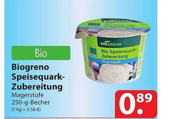Famila Nord Ost Biogreno speisequark-zubereitung Angebot