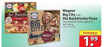 Famila Nord Ost Wagner big city oder die backfrische pizza Angebot