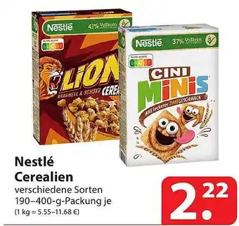 Famila Nord Ost Nestlé cerealien Angebot