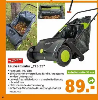 Globus Baumarkt Trendline laubsammler tls35 Angebot