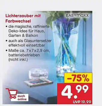 Netto Marken-Discount Easymaxx lichterzauber mit farbwechsel Angebot