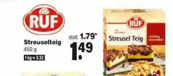 Repo Markt Ruf streuselteig Angebot