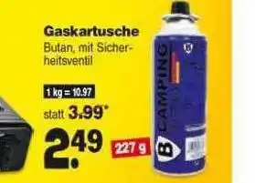 Repo Markt Gaskartusche Angebot