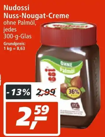 mein real Nudossi Nuss-Nougat-Creme 300g Angebot