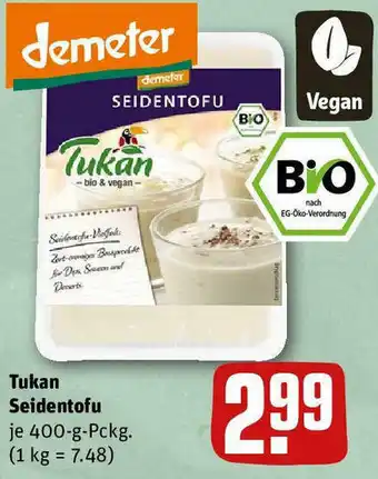 REWE Demeter Tukan Seidentofu 400 g Pckg. Angebot