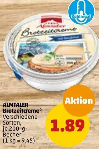 PENNY Almtaler Brotzeitcreme 200 g Becher Angebot