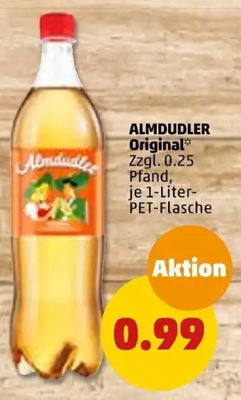 PENNY Almdudler Original 1 Liter PET Flasche Angebot