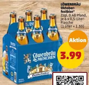 PENNY Löwenbräu Oktoberfestbier 6 x 0,5 Liter Flasche Angebot