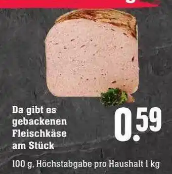 Scheck-in-Center Fleischkäse am stück Angebot