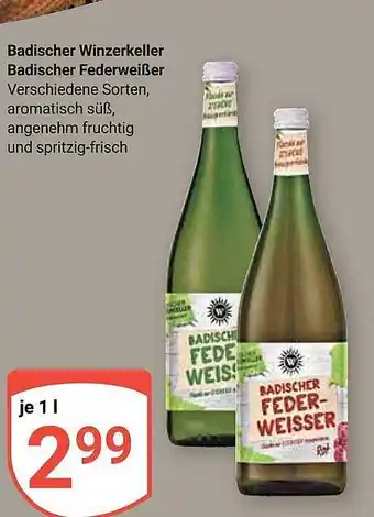 Globus Badischer winzerkeller badischer federweißer Angebot