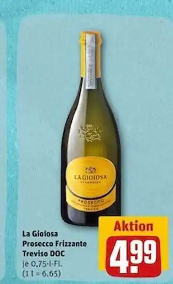 REWE La gioiosa prosecco frizzante treviso doc Angebot