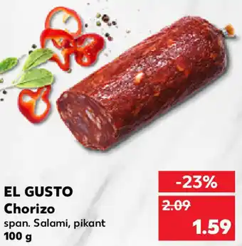 Kaufland El Gusto Chorizo 100 g Angebot