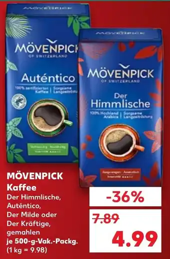 Kaufland Mövenpick Kaffee 500 g Vak. Packg. Angebot