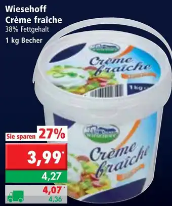 L. STROETMANN GROSSMARKT Wiesenhoff Crème fraiche 1kg Becher Angebot