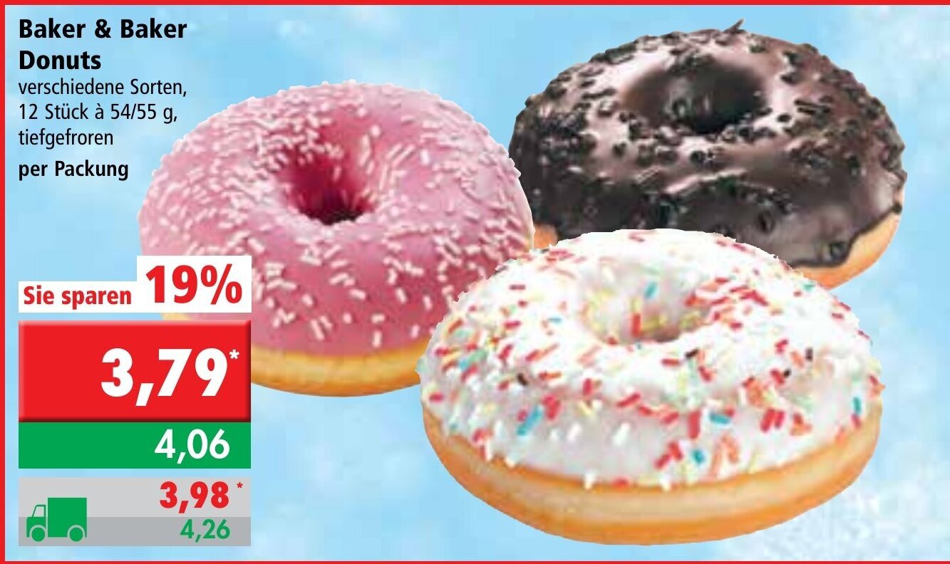 Baker & Baker Donuts Angebot bei L. STROETMANN GROSSMARKT