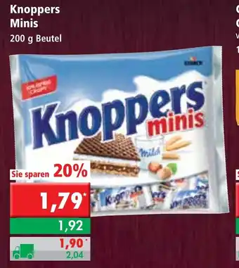 L. STROETMANN GROSSMARKT Knoppers Minis 200g Beutel Angebot