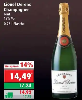 L. STROETMANN GROSSMARKT Lionel Derens Champagner 0,75L Angebot