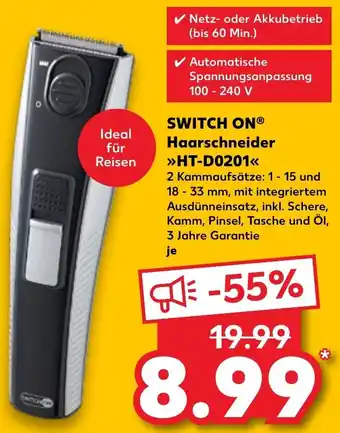 Kaufland Switch On Haarschneider ,,HT-D0201" Angebot