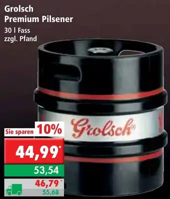 L. STROETMANN GROSSMARKT Grolsch Premium Pilsner 30L Angebot