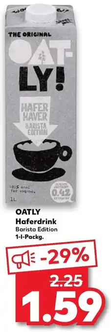 Kaufland Oatly Haferdrink 1 L Packg. Angebot