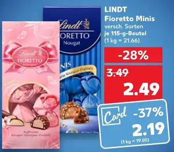 Kaufland Lind Fioretto Minis 115 g Beutel Angebot