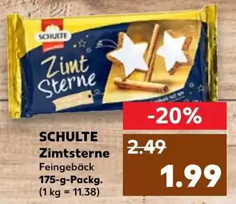 Kaufland Schulte Zimtsterne 175 g Packg. Angebot