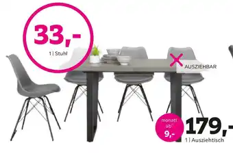 Mömax Stuhl oder Ausziehtisch Angebot