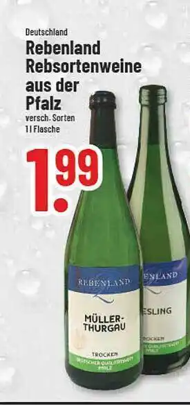 trinkgut Rebenland rebsortenweine aus der pfalz Angebot