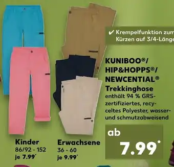 Kaufland Kuniboo/Hip&Hopps/Newcential Trekkinghose Angebot