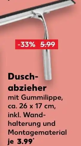 Kaufland Duschabzieher Angebot