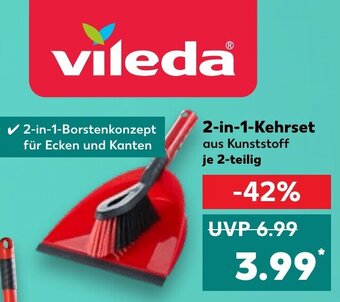 Kaufland Vileda 2in1 Kehrset Angebot