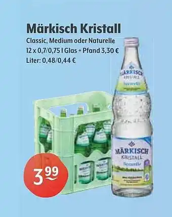 Getränke Hoffmann Märkisch kristall Angebot