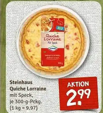 nahkauf Steinhaus quiche lorraine Angebot