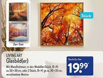 Aldi Nord Living art glasbilder Angebot