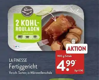 Aldi Nord La finesse fertiggericht Angebot