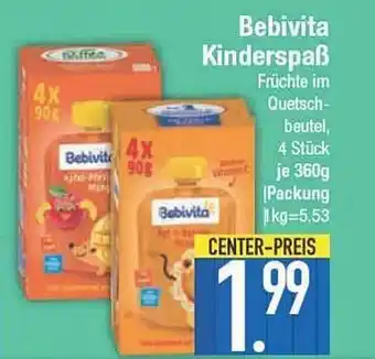 E-Center Bebivita kinderspab Angebot