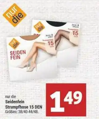 Marktkauf Nur die seidenfein strumpfhose 15 den Angebot