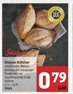 Marktkauf Schäfer's elsässer brötchen Angebot