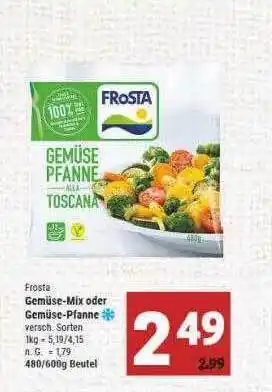 Marktkauf Frosta gemüse-mix oder gemüse-pfanne Angebot