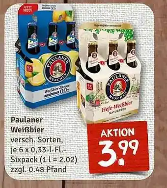 nahkauf Paulaner weißbier Angebot