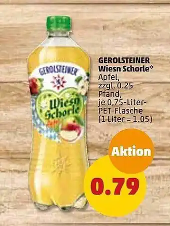 PENNY Gerolsteiner wiesn schorle Angebot