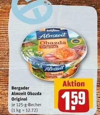 REWE Bergader almzeit obazda original Angebot