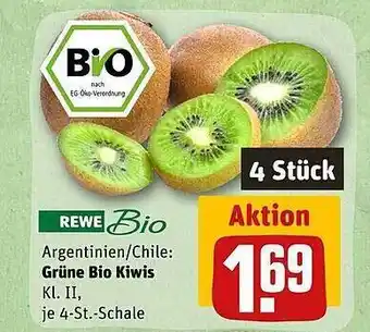 REWE Kaufpark Grüne bio kiwis Angebot