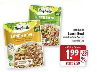 Wasgau Bonduelle lunch bowl Angebot