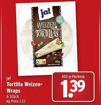 Wasgau Tortilla weizen-wraps Angebot