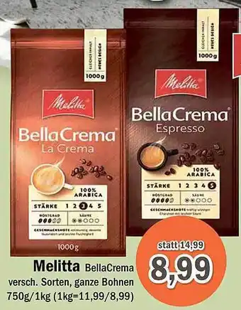 Aktiv Irma Melitta bellacrema Angebot