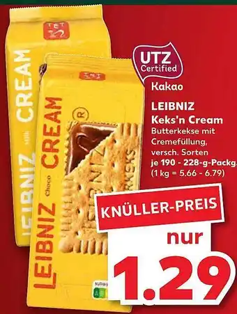 Kaufland Kako leibniz keks'n cream Angebot